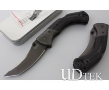 High quality OEM Cold Steel 60BS.Black sable folding knife UD48220
